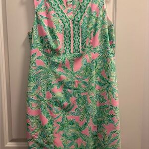 Lilly Pulitzer Pink and Green Dress